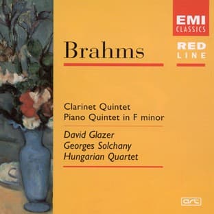 Album cover art for Brahms: Clarinet Quintet, Piano Quintet