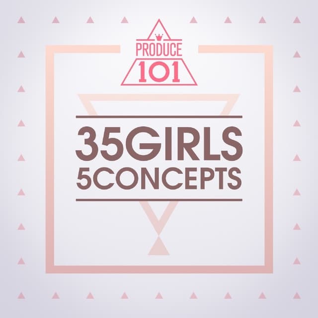 Album cover art for Produce 101: 35 Girls 5 Concepts