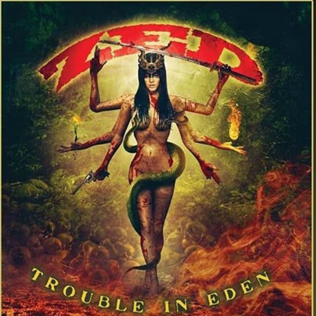 Album cover art for Trouble in Eden
