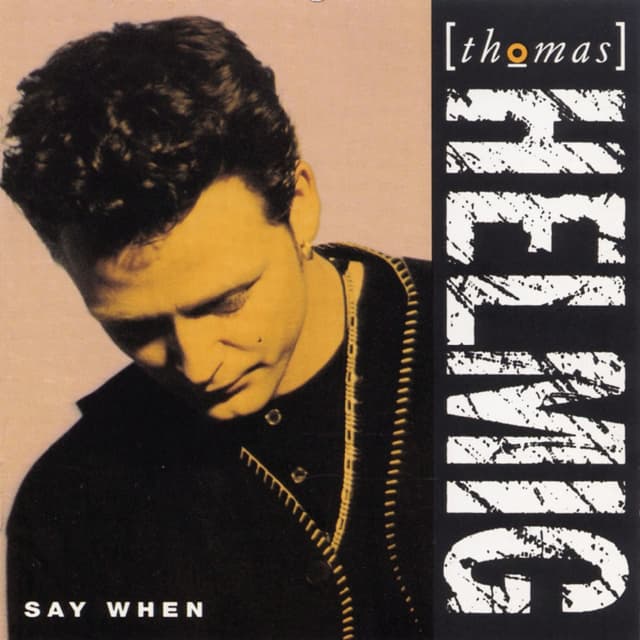 Album cover art for Say When