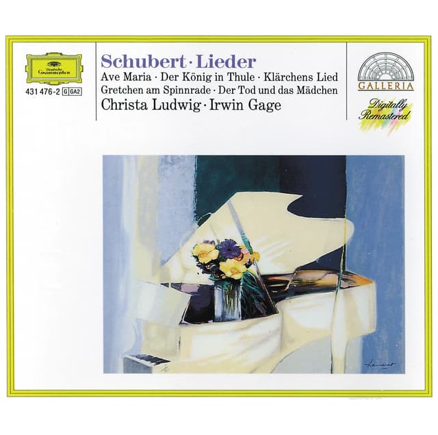 Album cover art for Schubert: Lieder