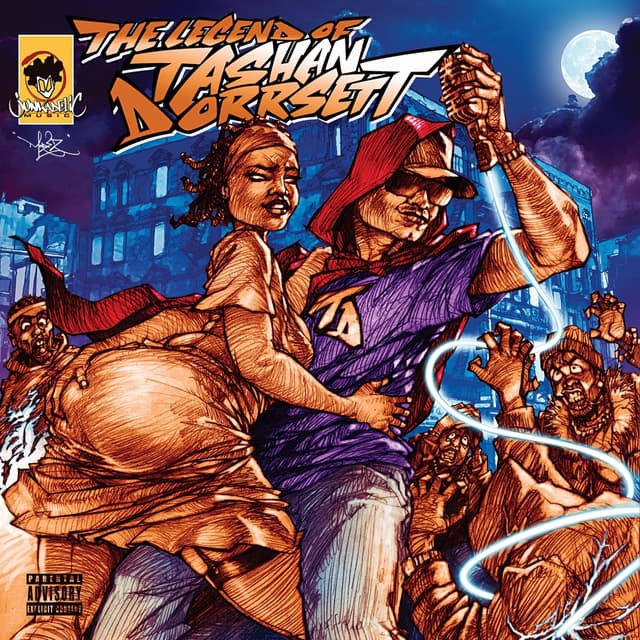 Album cover art for The Legend Of Tashan Dorrsett