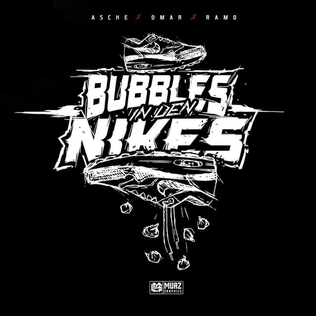 Album cover art for Bubbles in den Nikes