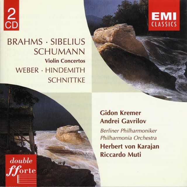 Album cover art for Brahms: Violin Concerto, Etc