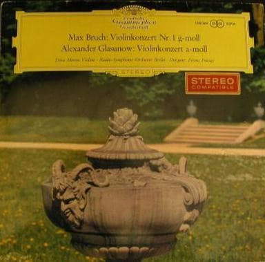 Album cover art for Bruch & Glazunov: Violin Concertos