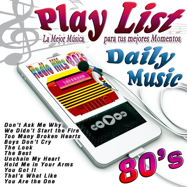 Album cover art for Play List 80's