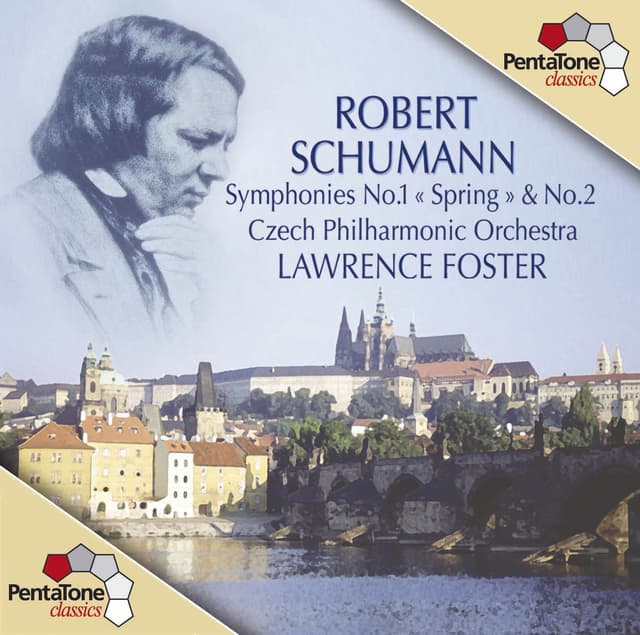 Album cover art for Schumann, R.: Symphonies Nos. 1, 2 (czech Philharmonic, Foster)