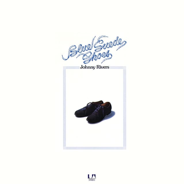 Album cover art for Blue Suede Shoes