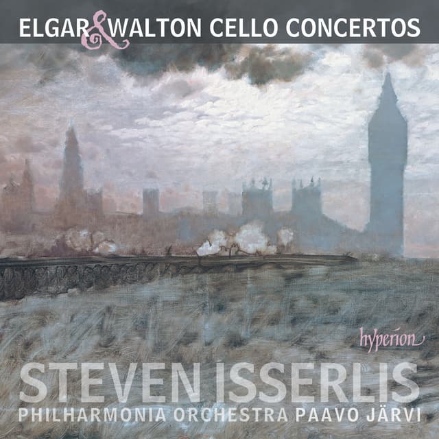 Album cover art for Elgar: Cello Concerto - Walton: Cello Concerto
