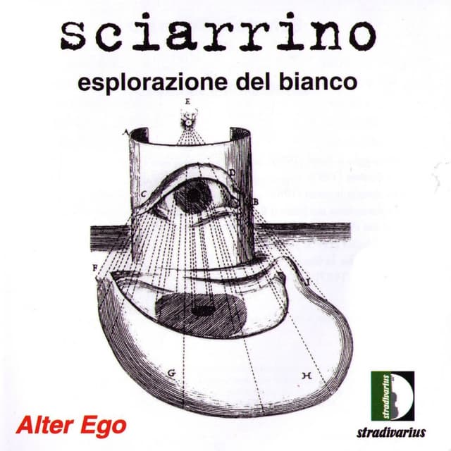 Album cover art for Sciarrino: Esplorazione Del Bianco