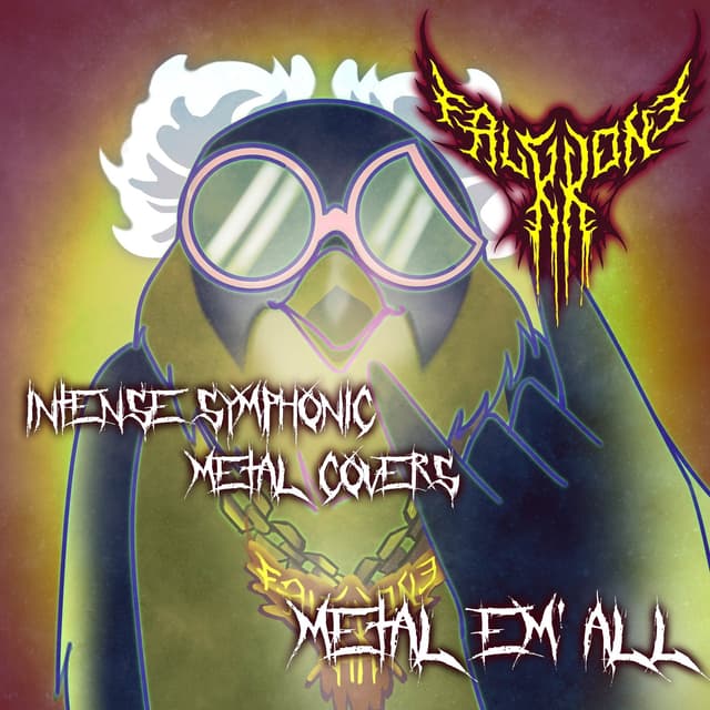 Album cover art for Intense Symphonic Metal Covers: Metal 'Em All