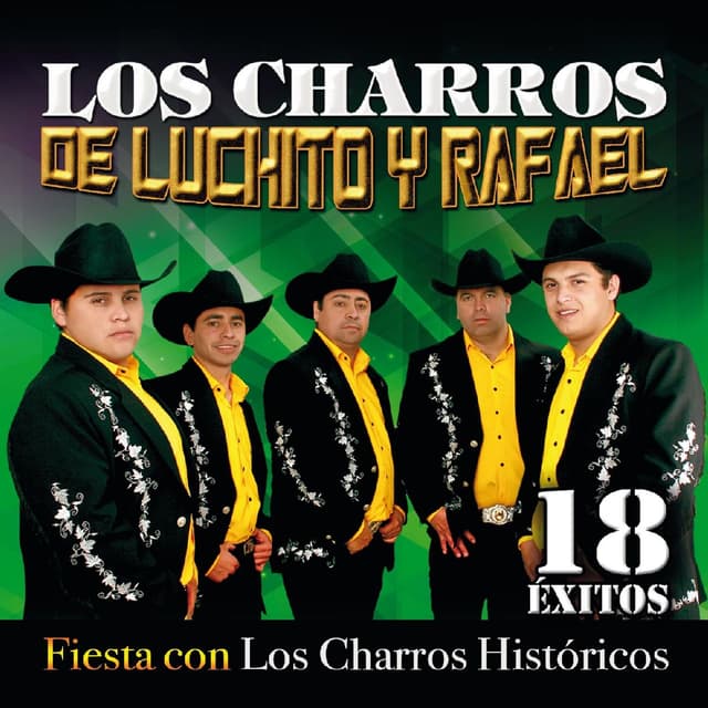 Album cover art for De Fiesta con Los Charros