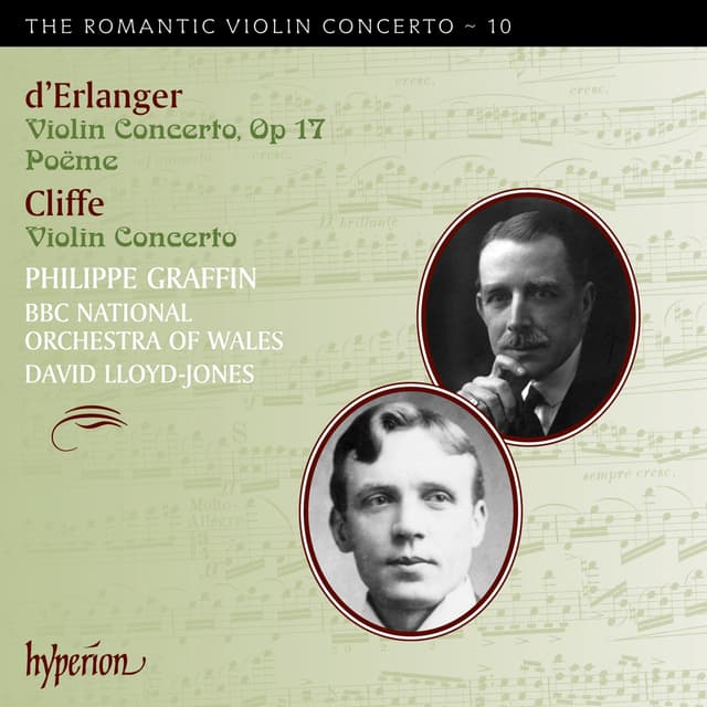 Album cover art for The Romantic Violin Concerto /Vol.10