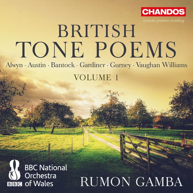 Album cover art for British Tone Poems, Vol. 1