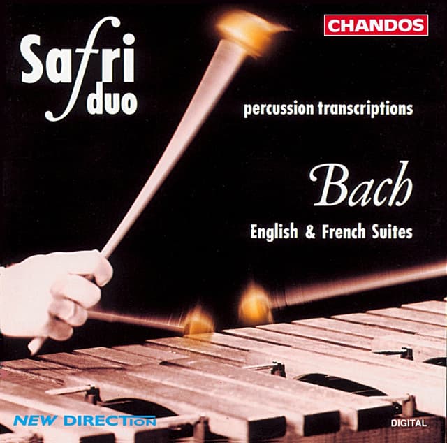 Album cover art for Bach: French & English Suites - Percussion Transcriptions