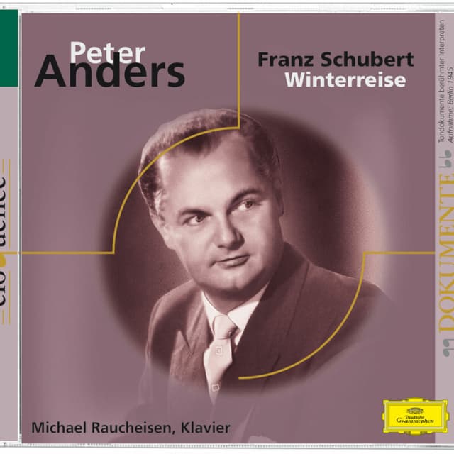 Album cover art for Peter Anders: Die Winterreise