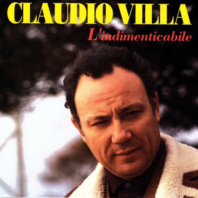 Album cover art for L'indimenticabile Claudio Villa