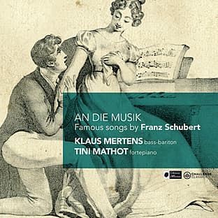 Album cover art for An Die Musik - Famous Songs By Franz Schubert