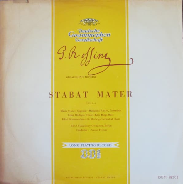 Album cover art for Rossini: Stabat Mater - Kodály: Psalmus hungaricus