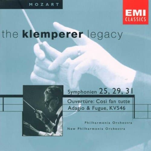 Album cover art for Mozart: Symphonies 25,29 & 31 etc