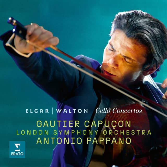 Album cover art for Elgar & Walton: Cello Concertos