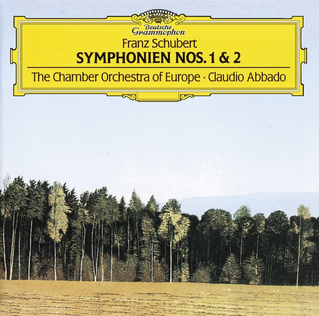 Album cover art for Schubert: Symphonies Nos.1 & 2 - CD 1