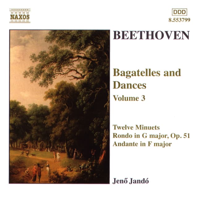 Album cover art for Beethoven: Bagatelles and Dances, Vol. 3