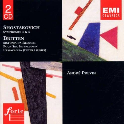 Album cover art for Shostakovich/Britten: Orchestral Music