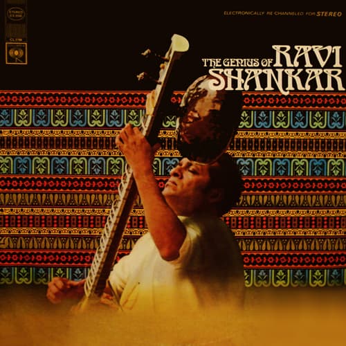 Album cover art for The Genius of Ravi Shankar