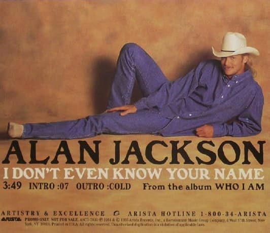 Album cover art for I Don't Even Know Your Name
