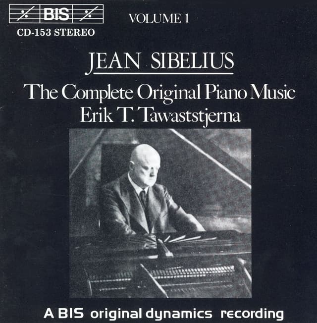Album cover art for Sibelius: Complete Original Piano Music, Vol. 1