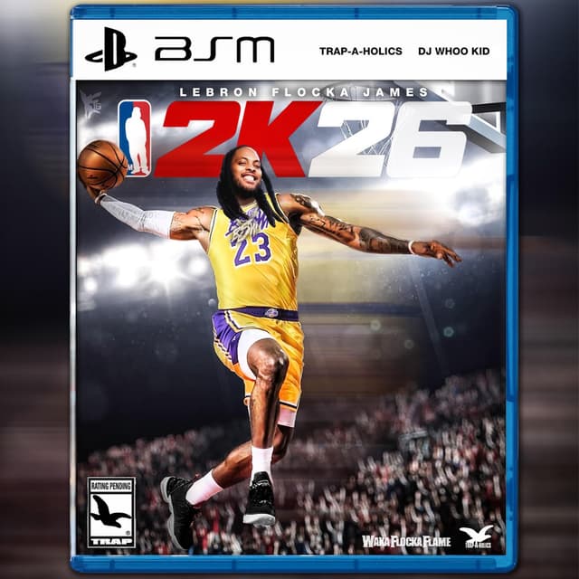 Album cover art for Lebron Flocka James 2K26