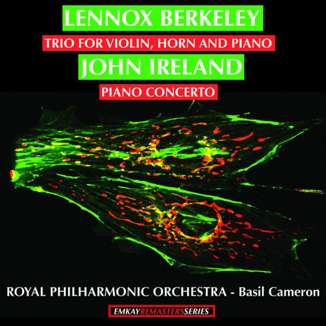 Album cover art for John Ireland: Piano Concerto In E Flat/ Lennox Berkeley: Trio For Violin, Horn And Piano (remastered)