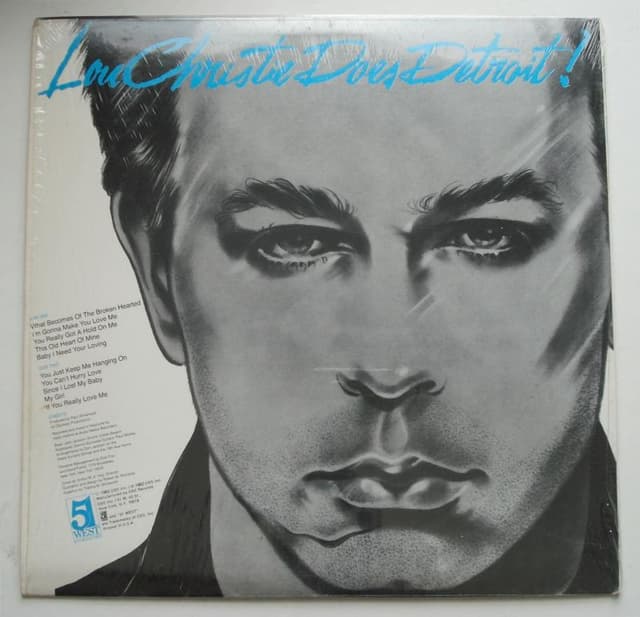 Album cover art for Lou Christie Does Detroit!