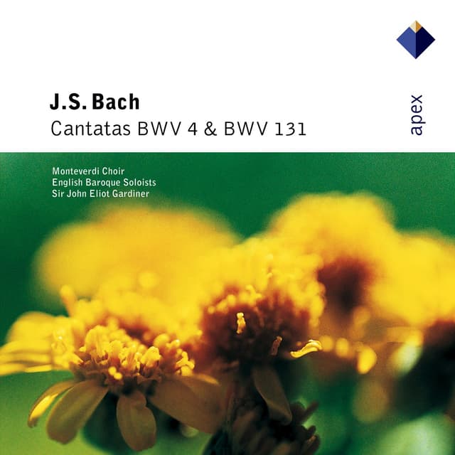 Album cover art for Bach: Cantatas BWV Nos 4 & 131