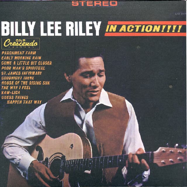 Album cover art for Billy Lee Riley In Action!!!!