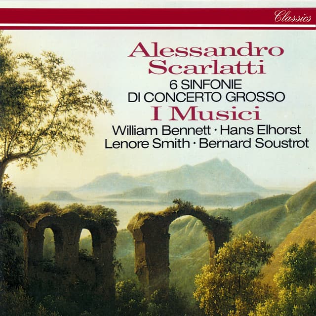 Album cover art for A. Scarlatti: 6 Sinfonie di Concerto Grosso