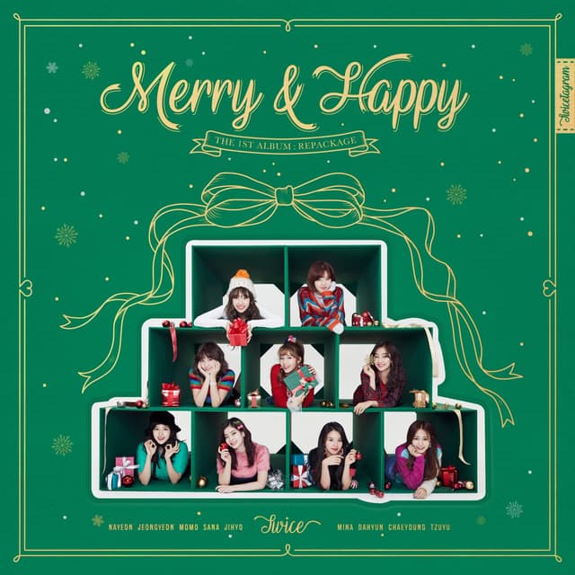 Album cover art for Merry & Happy