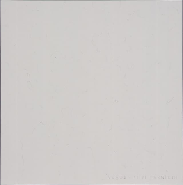 Album cover art for vague