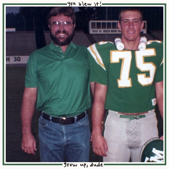 Album cover art for Grow Up, Dude