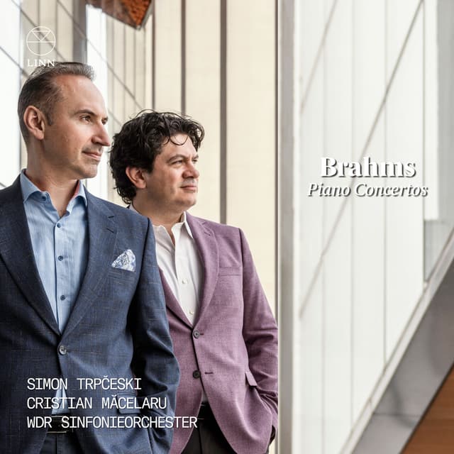 Album cover art for Brahms: Piano Concertos