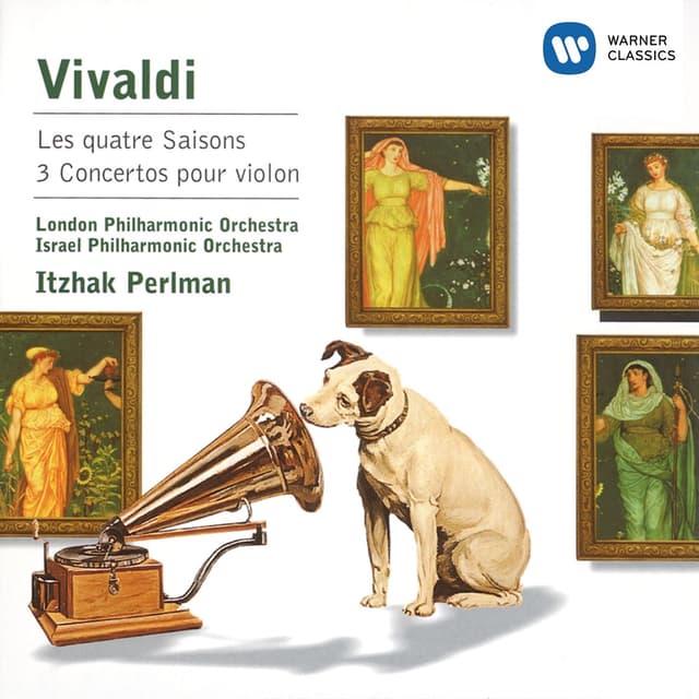 Album cover art for Les Classiques: Les Quatre Saisons / 3 Concertos Pour Violon - Itzhak Perlman