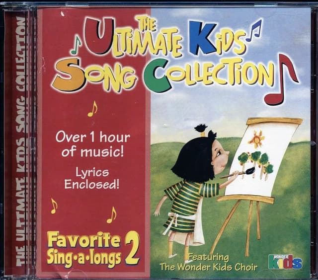Album cover art for The Ultimate Kids Song Collection: Favorite Sing-A-Longs. Volume 2