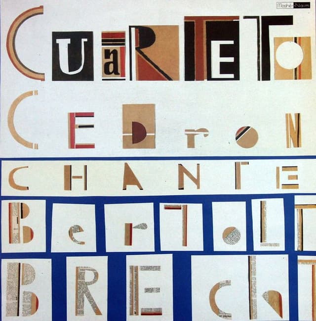 Album cover art for Chante Bertolt Brecht