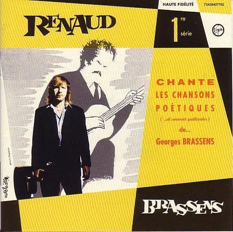 Album cover art for Renaud Chante les Chansons Poétiques (... Et Souvent Paillardes) de Georges Brassens