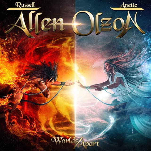 Album cover art for Worlds Apart