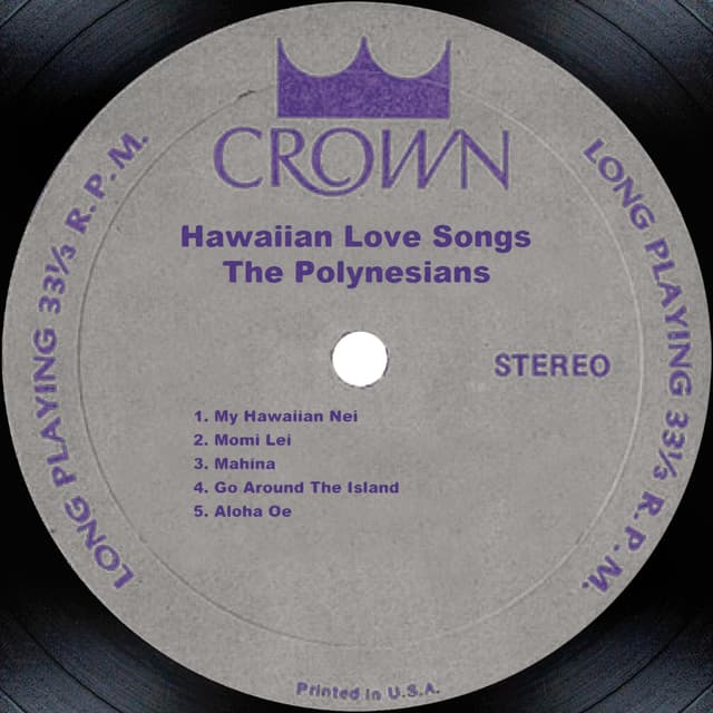 Album cover art for Hawaiian Love Songs