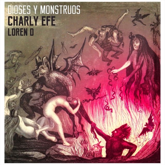 Album cover art for Dioses y monstruos