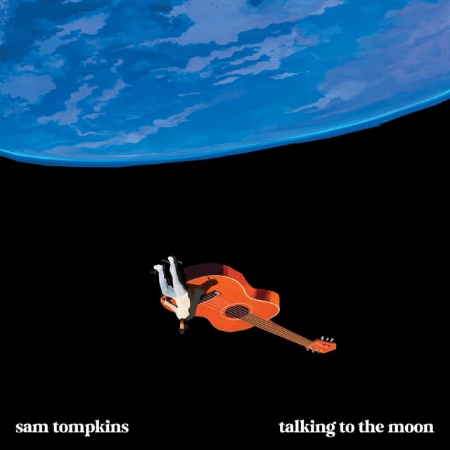 Album cover art for talking to the moon