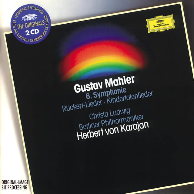 Album cover art for Mahler : Symphonie N°6 - Rückert-Lieder - Kindertotenlieder